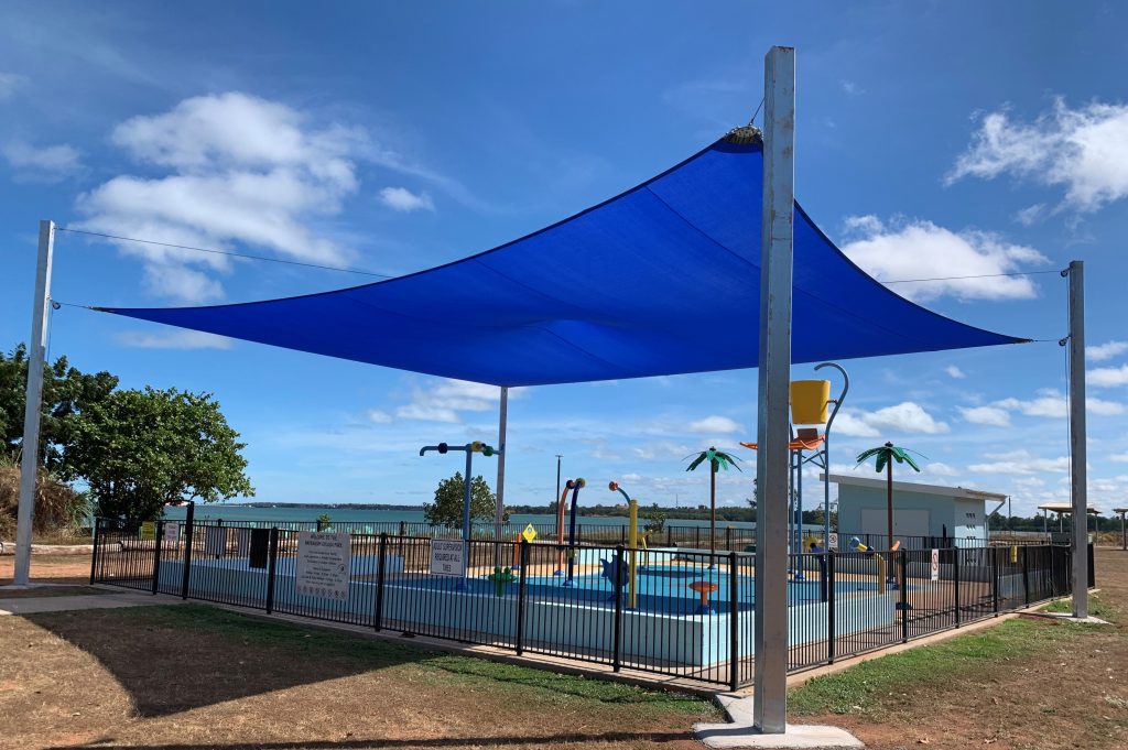 Napranum Splash Park, Demountable Shade Sail